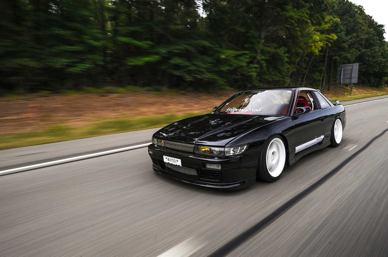 cars, modified, black, nissan, 1989, s13, 1080P, silvia