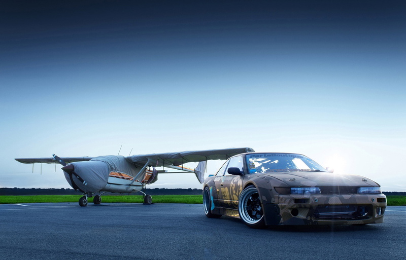 blue, aerospace industry, airplane, 2K, land vehicle, truck, nissan nissan s13 nissan silvia nissan silvia s13 s13 silvia s13 jdm jdm lifestyle japanese cars norway stance photography airport evening stars work wheels japan