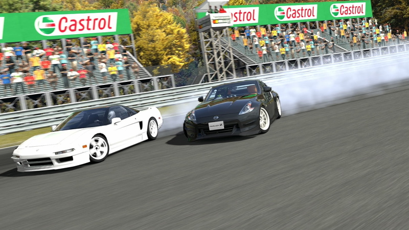 turismo, drifting, nissan, video, 1080P, vehicles, art, d, nsx, gran, nissan 370z, cars, acura nsx, z, hd, Video Games, jdm, Gran Turismo 5, acura, games