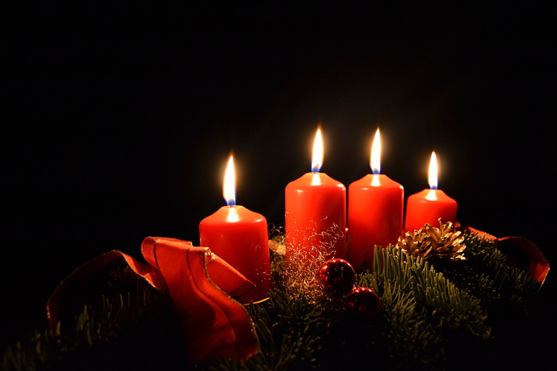 celebration, heat - temperature, red, indoors, 4K, illuminated, close-up, event, candle, holiday, holiday - event, fire - natural phenomenon, no people