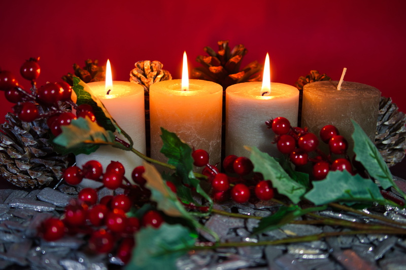 5K, holiday, advent arrangement, illuminated, dark, december, red, flame, food, no people, contemplative, candlelight, candle, holiday - event, burning