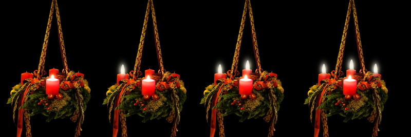 hanging, choice, 1, candle, header, studio shot, side by side, christmas decoration, 1advent, panoramic, holiday, green, 2, nature, christmas time, decoration