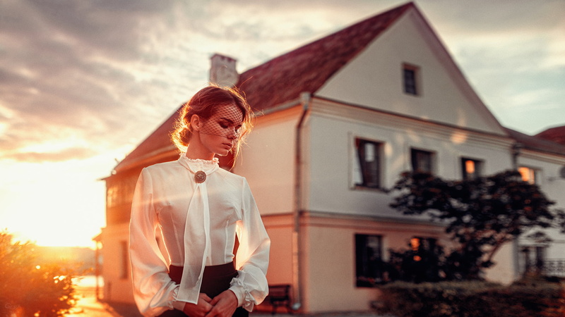 Irina Regent, Hair, Look, Girl, Beautiful, The sun, 1080P