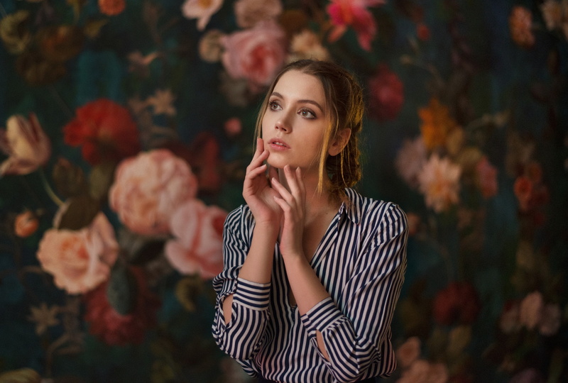 1080P, women, Ksenia Kokoreva, Maxim Maximov, portrait