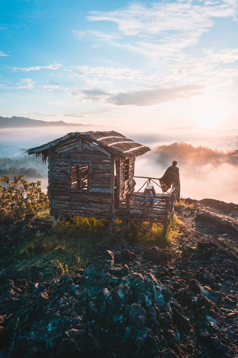 wood - Material, obsolete, mountains, rural Scene, brown, alone, nature, outdoors, cloud - sky, building, built Structure, land, house, landscape, beauty in nature