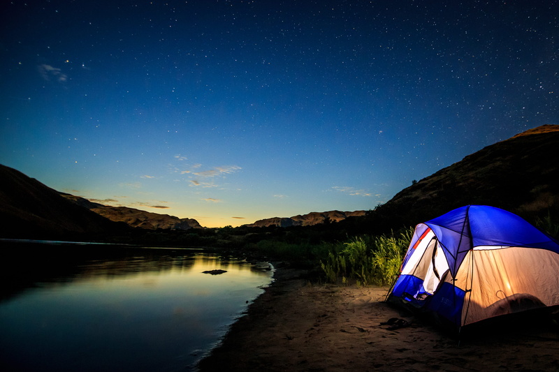nature, 4K, star field, solo, sky, space and astronomy, tranquil scene, tent, camping, hells canyon, star, sunset, hells canyon dam, no people, solitude