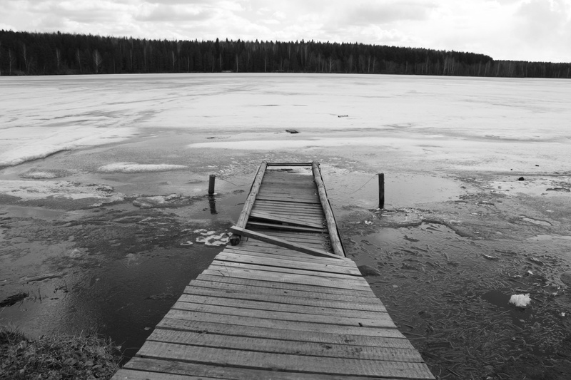 4K, footbridge, tranquil Scene, water, wood, cold temperature, scenics, no People, wood - Material, woodland, beauty In Nature, tranquility, footpath