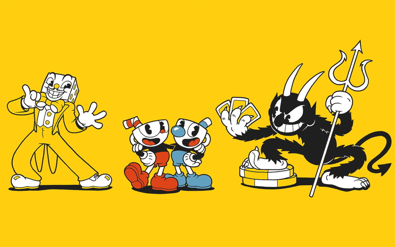 Cuphead, CASCO-voice brothers, 2K, minimalism, toon, different