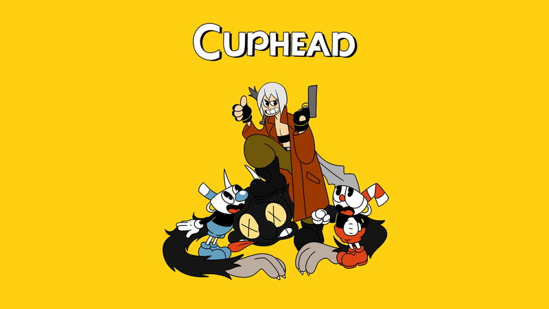 CASCO-voice brothers, devil may cry, crossover, 1080P, Dante, cuphead