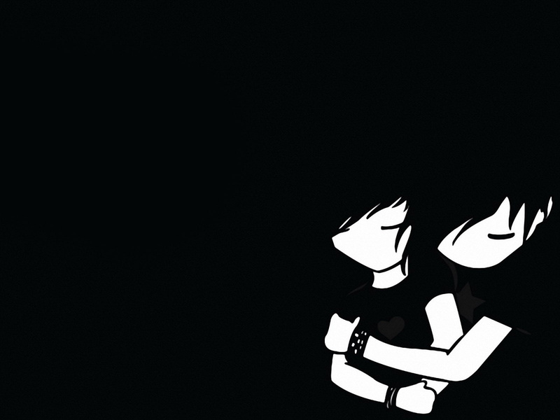 side view, 720P, shadow, representation, studio shot, emo women, copy space, holding, one person, dark, creativity, sitting, black background, standing