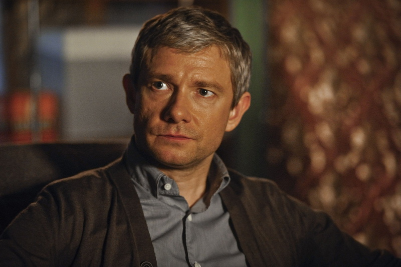 emotion, indoors, close-up, front view, sherlock images background, mature adult, casual clothing, one person, contemplation, introspection, males, eyebrow