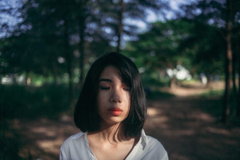 model, white, adolescence, emotion, portrait, one person, depression - sadness, solitude, young adult, daylight, contemplation, wood, focus on foreground