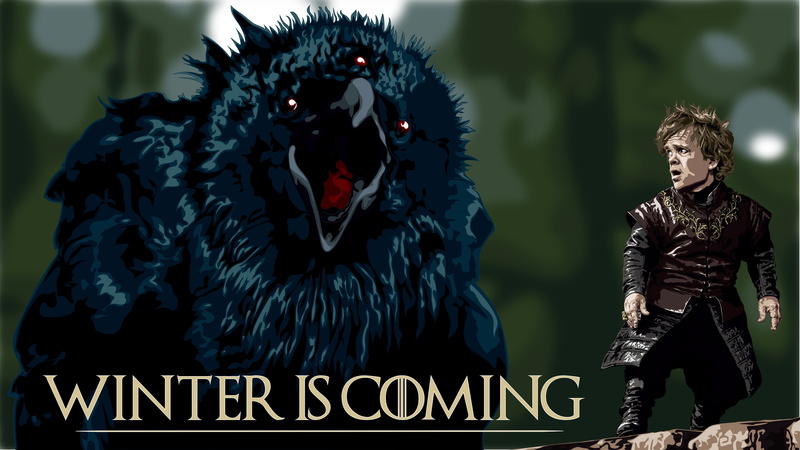 representation, front view, art and craft, black color, communication, people, focus on foreground, male likeness, costume, crow, statue, Winter Is Coming