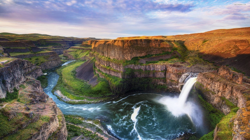Palouse Falls, Washington state park, 2K