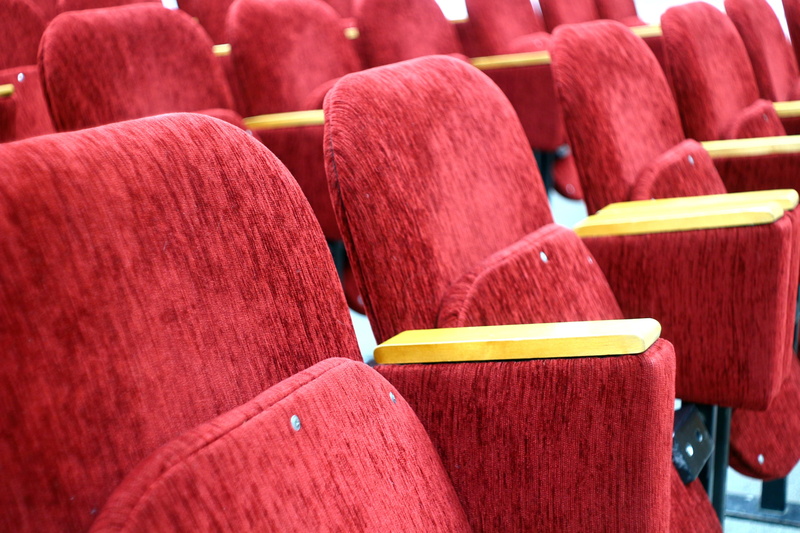 retail, order, textile, arrangement, multi colored, sedentary, ranks, red, empty, movie Theater, side by side, hall, place, 2K, choice, no one, no People