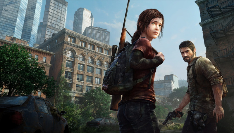 built structure, architecture, people, building, skyscraper, The Last of Us, city, 5K, three quarter length, two people, 5K, office building exterior