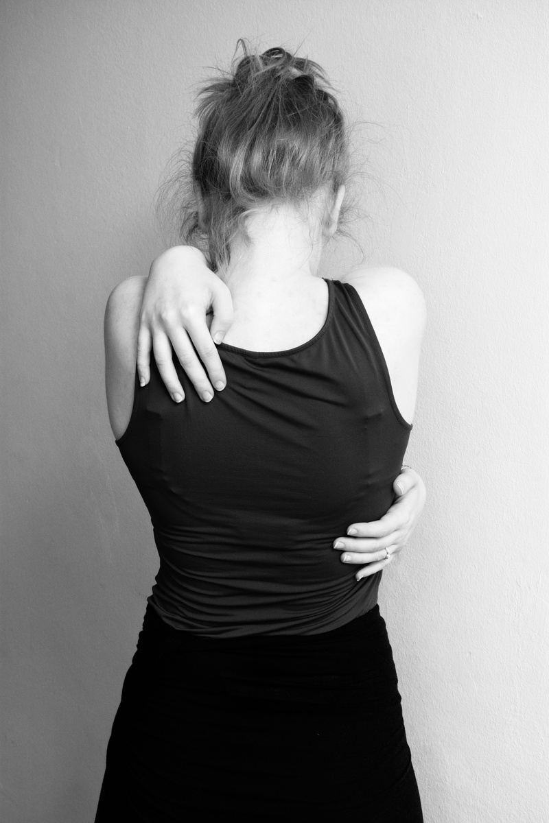 waist up, concern, lifestyles, unprotected, mourning, emotion, hand, women, tank, teenager, people, adults only, Woman, one woman only, depression, lonely