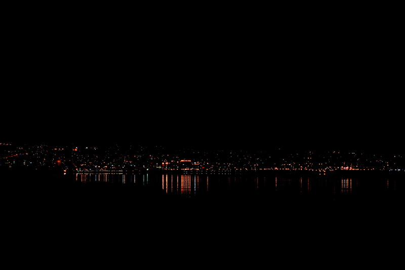 night city, architecture, duluth, sky, nature, copy space, dark, city, building, minnesota, illuminated, high angle view, clear sky, night, building exterior
