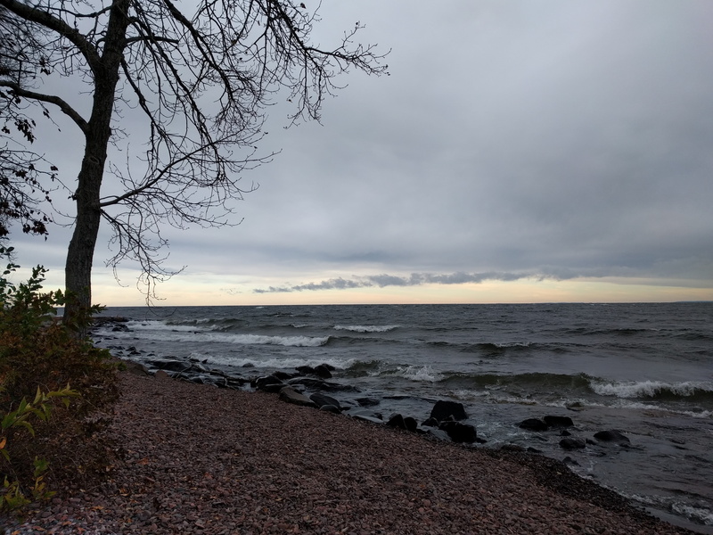 tranquility, sky, cloud - sky, wave, no people, water, scenics - nature, sea, outdoors, horizon over water, duluth, nature, tree, horizon, 4K, beauty in nature
