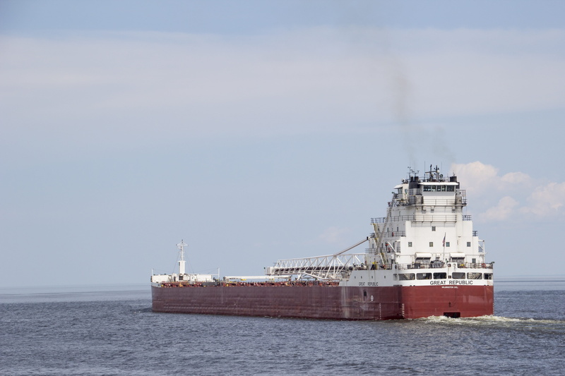 freight transportation, boat, 4K, Coal, Port, waterfront, nature, cruise ship, lake, no people, day, duluth, mode of transportation, horizon over water