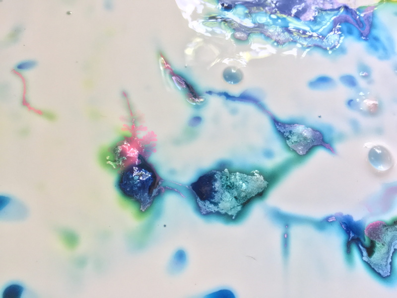 liquid, no people, winter, wet paint, nature, sea, hot pink, 4K, day, backgrounds, duluth, blue, paint, close-up, indoors, multi colored, water surface