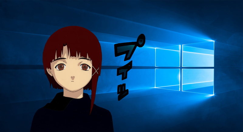 Windows 10, Lain Iwakura, 1080P, Serial Experiments Lain