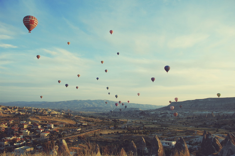 no people, building exterior, outdoors, color, cappadocium, untitled, hot air balloon, environment, scenics - nature, day, hotair, globo, the past, ballooning festival
