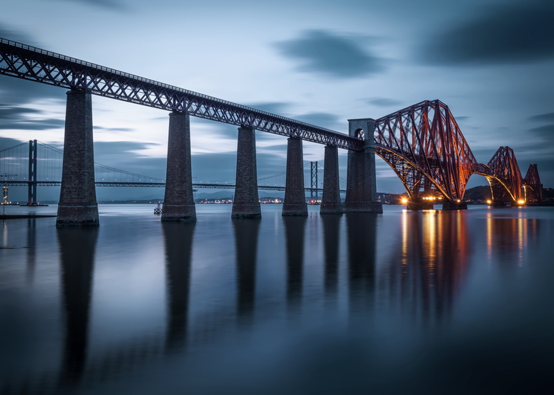 cc, lenny, scape, bridge - Man Made Structure, photography, colours, image, architecture, focused, Noir, actions, creative  commons, river, color, wide  angle