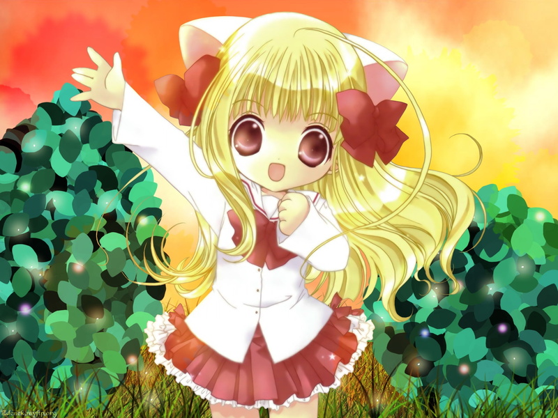 hd, outdoors, rakuen, creativity, leaf, te, art and craft, boku, sky, big eyes, naka, childhood, human representation, green color, gesture, plant, multi colored