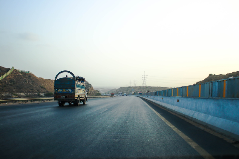 on the move, road, clear sky, day, nature, symbol, sky, karachi - hyderabad motorway, freight transportation, travel, transportation, karachi, pakistan