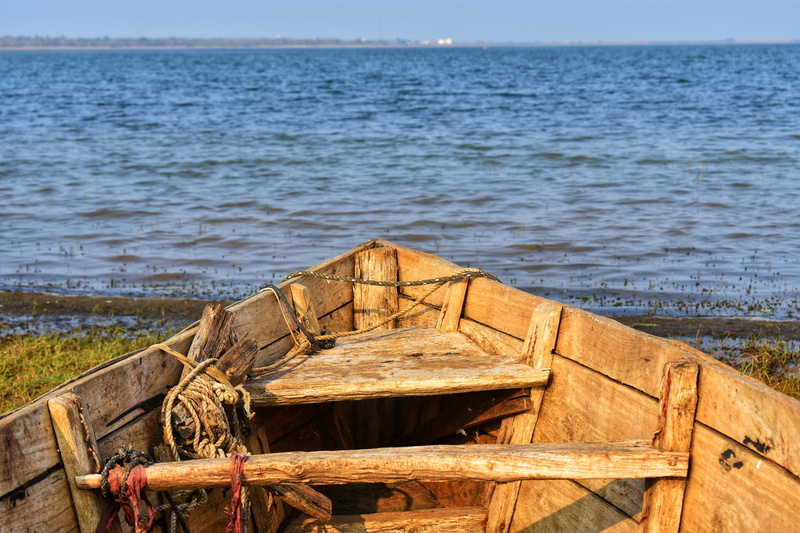 beauty in nature, water, dam, beach, india, wood - material, beautifull, outdoors, boat, no people, tandula, balod, transportation, horizon, obsolete, sea