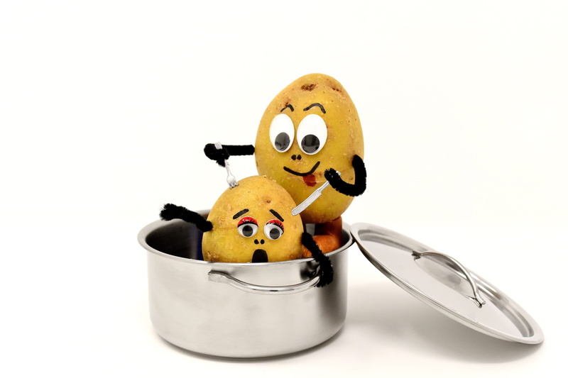 copy space, mammal, knife, human representation, cut out, fun, close-up, fork, food and drink, white background, funny, halloween, still life, kill, stuffed toy
