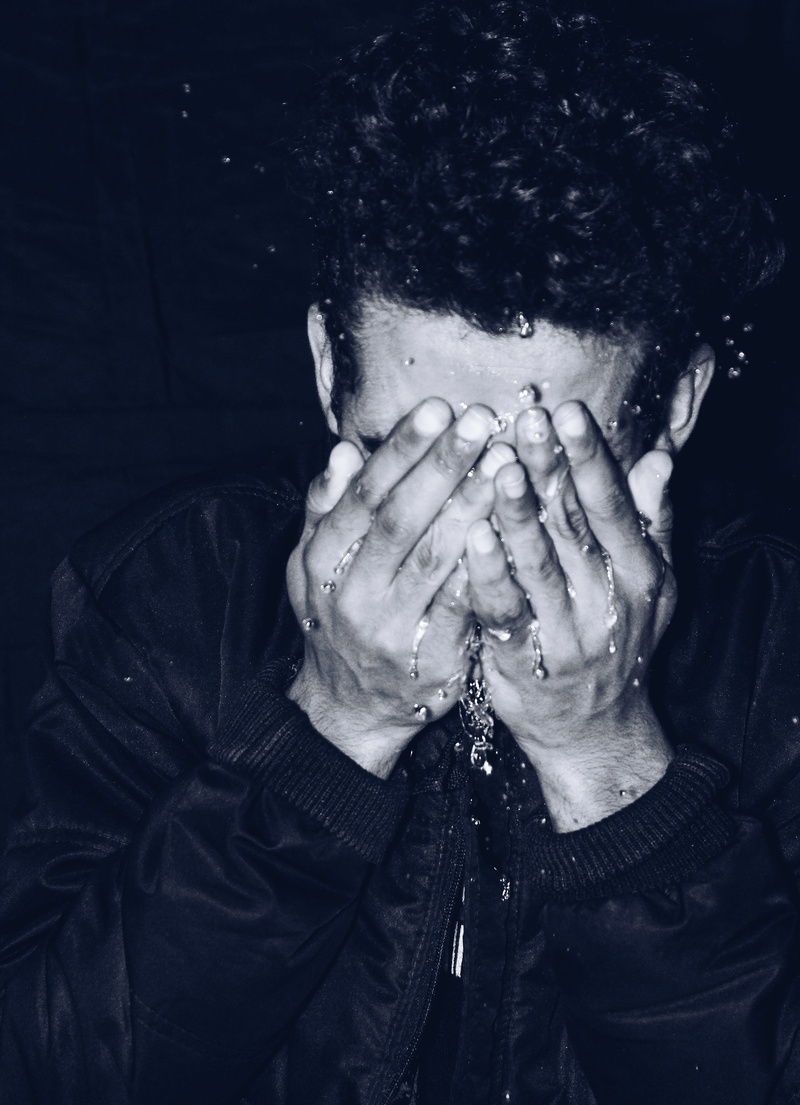 angry man, one person, emotion, real people, depression, head in hands, headshot, shadow, hand, portrait, human face, man, hands, men, lifestyles, crying