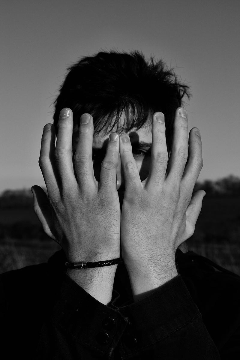 atmospheric, close-up, hand, portrait, people, human hand, headshot, emotion, unrecognizable person, human body part, obscured face, contrast, mood, real people