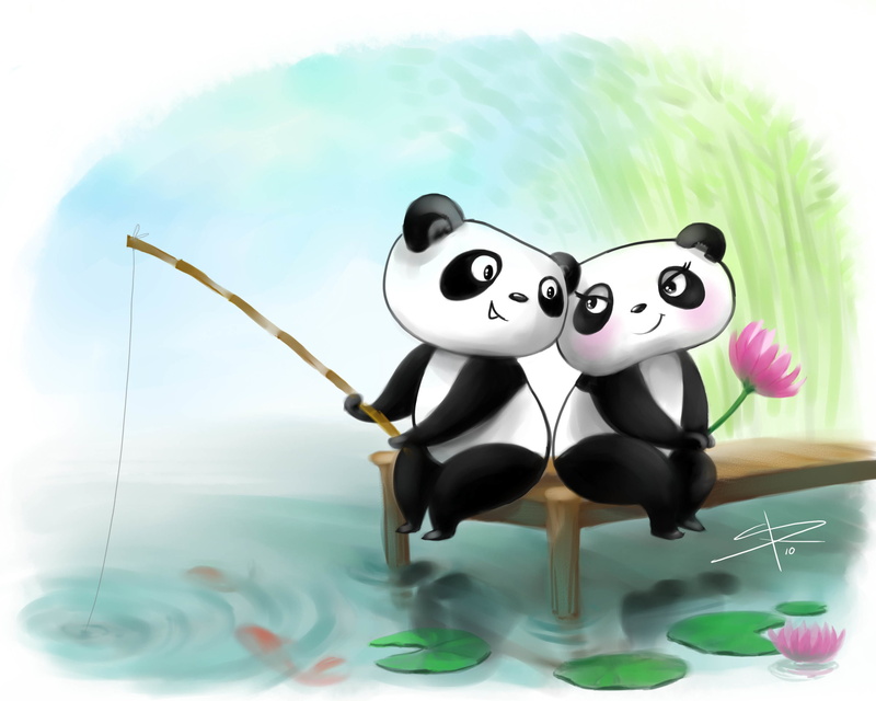 blue, fun, celebration, digital, love, figurine, turquoise colored, craft, art and craft, embarrassment, 2K, Lotus, couple, figure, Panda, no people