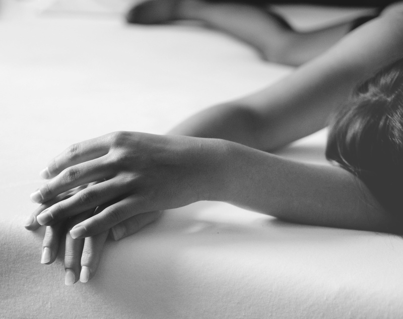 one person, cushion, one woman only, 2K, finger, grayscale, lifestyles, one young woman only, adults only, floor, touching, adult, leisure activity, beautiful woman