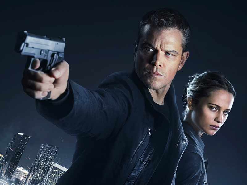 Vikander, 1080P, Damon, Alicia, Bourne, Matt, Jason, 2016