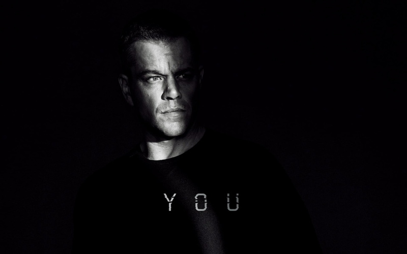 aggression, indoors, caucasian Ethnicity, males, hairstyle, jason bourne, mid adult, athlete, isolated On Black, neck, matt damon, studio Shot, one Person