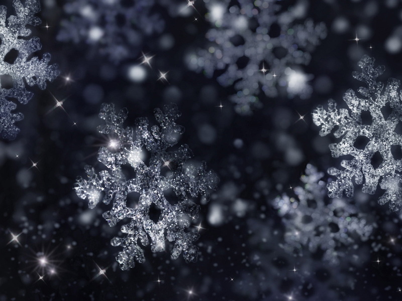 white, night, christmas tree, snowflake, hd, cold temperature, season, year, blue, holiday, close-up, outdoors, ice, christmas Ornament, cold - Temperature