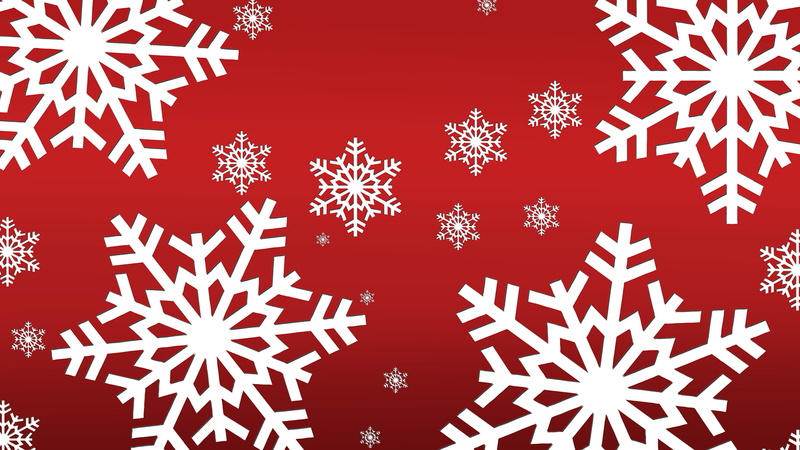 red background, bright, snow, backgrounds, decoration, indoors, holiday - event, abstract backgrounds, snowflake, no people, Christmas, red, snowflakes