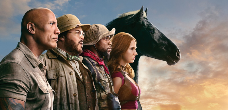 Jumanji: The Next Level, Dwayne Johnson, Kevin Hart, Jack Black, Jumanji, Movie, 8K, Karen Gillan
