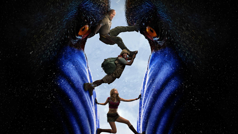 4K, Movie, Dwayne Johnson, Kevin Hart, Jumanji: The Next Level, Karen Gillan