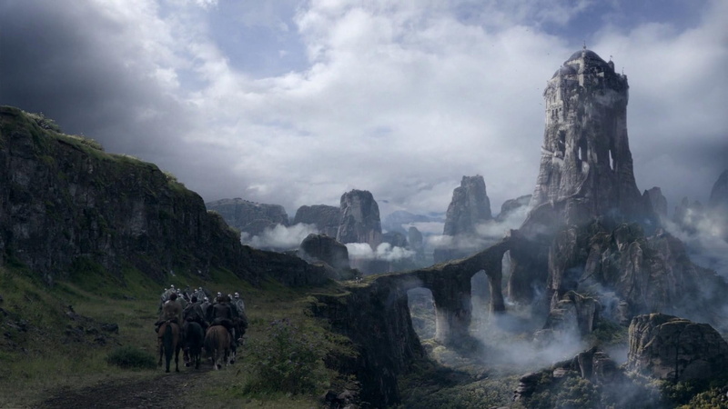 The Eyrie, 1080P, Game of Thrones, TV, fantasy art, mountains, digital art, medieval, castle