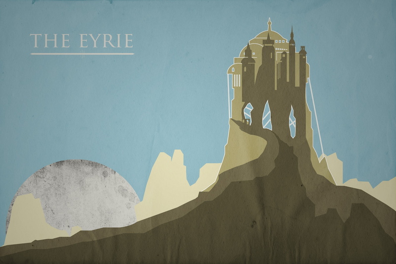 george, the eyrie, 1080P, r, george r. r. martin, eyrie, art, A Song Of Ice And Fire, fire, martin, thrones, Game of Thrones, song, fantasy art, hbo, game