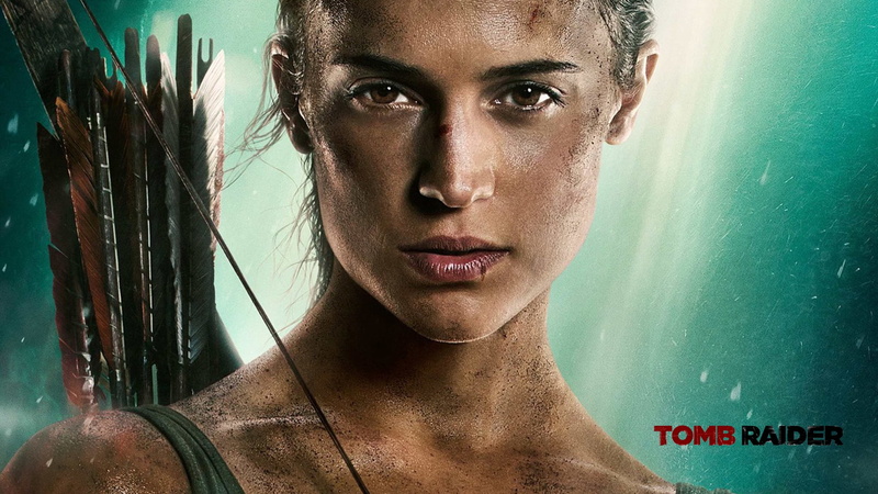 Tomb Raider 2018, front view, movies, young adult, beautiful people, young women, adult, hairstyle, Lara Croft, looking at camera, 1080P, women, hair