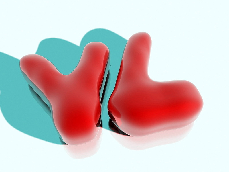 design, dental Health, heart Shape, multi colored, heart, symbol, red, human Teeth, blue, white color, chromosome, studio shot, healthcare And Medicine