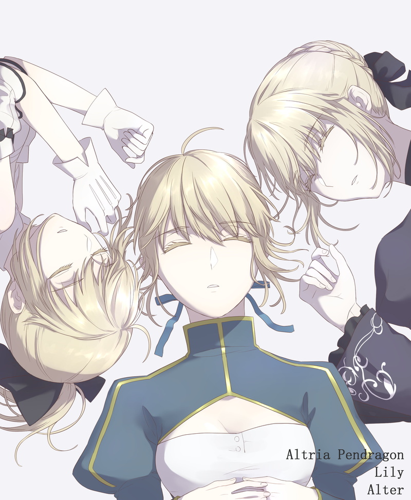 Fate Series, blond hair, Fate/Stay Night, fate/stay night: heavens feel, Saber Lily, Saber, Arturia Pendragon, Saber Alter, 2K, anime girls
