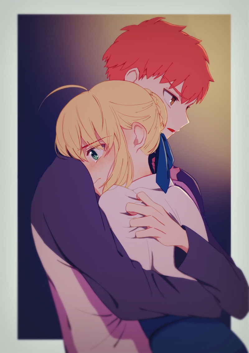 Fate/Stay Night, Shirou Emiya, Arturia Pendragon, Saber, Fate Series, 1080P