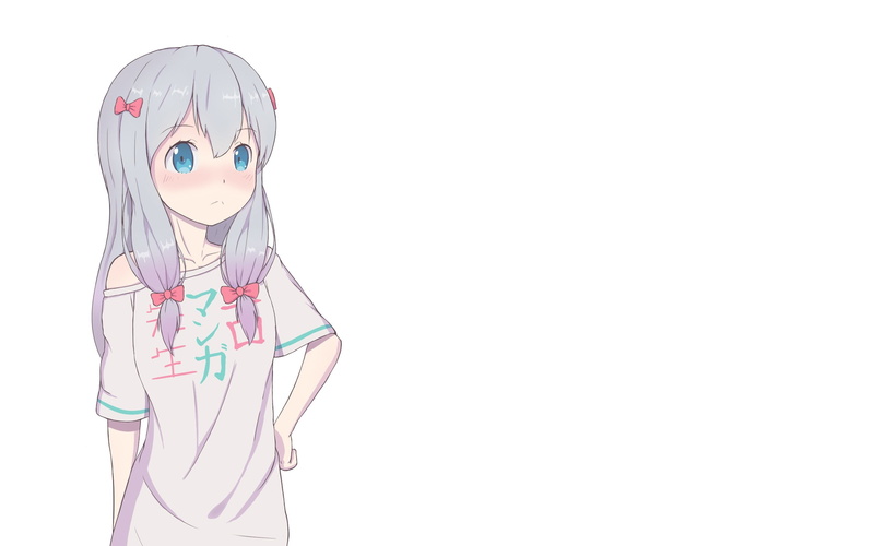 studio shot, representation, human body part, childhood, human representation, anime, anime girls, creativity, standing, 2K, Izumi Sagiri, cut out, one person