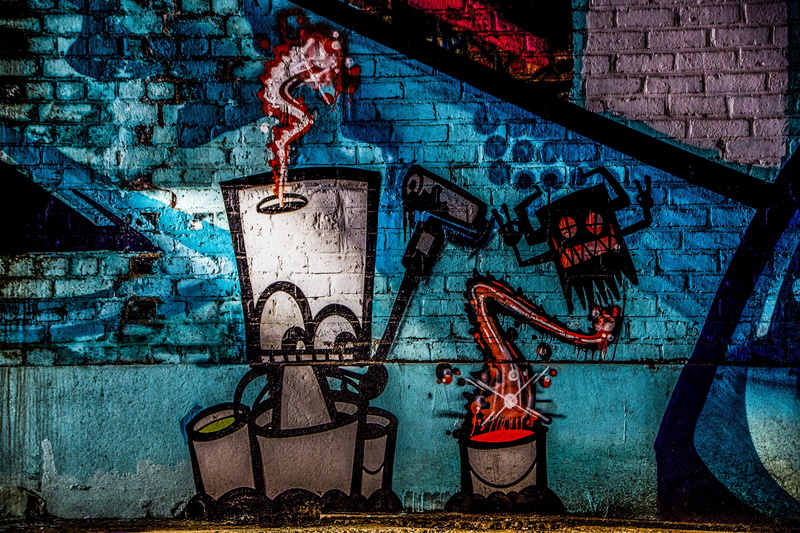 paint, south africa, wall, choice, metal, equipment, hanging, blue, work tool, life, architecture, machinery, outdoors, garage, built structure, art, no people
